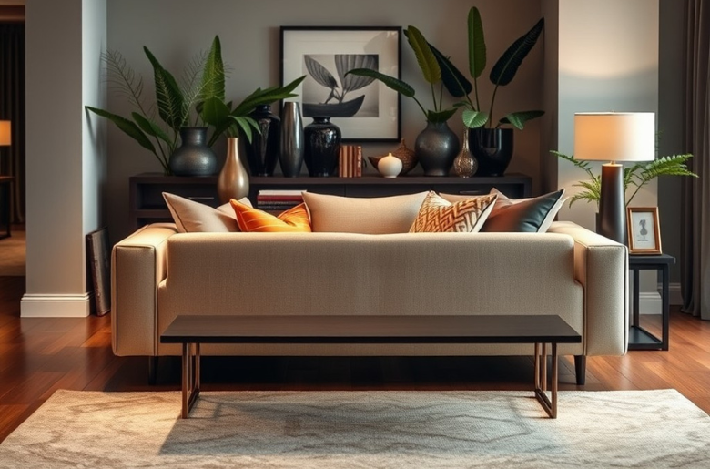 Console Table Behind the Couch: Benefits, Ideas for Function and Style, Pros & Cons Console Table Behind the Couch