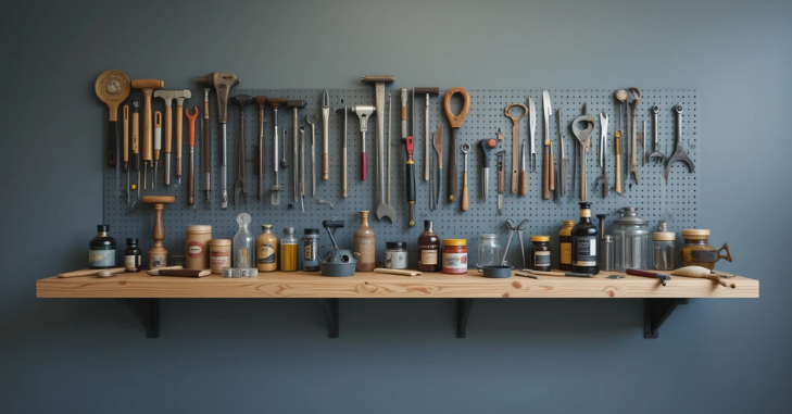 Tools needed for installing floating shelves