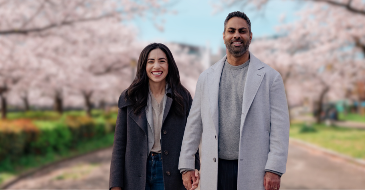 Ramit Sethi with his wife