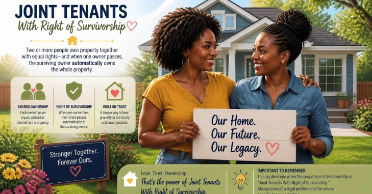 How Joint Tenants With Right of Survivorship Work